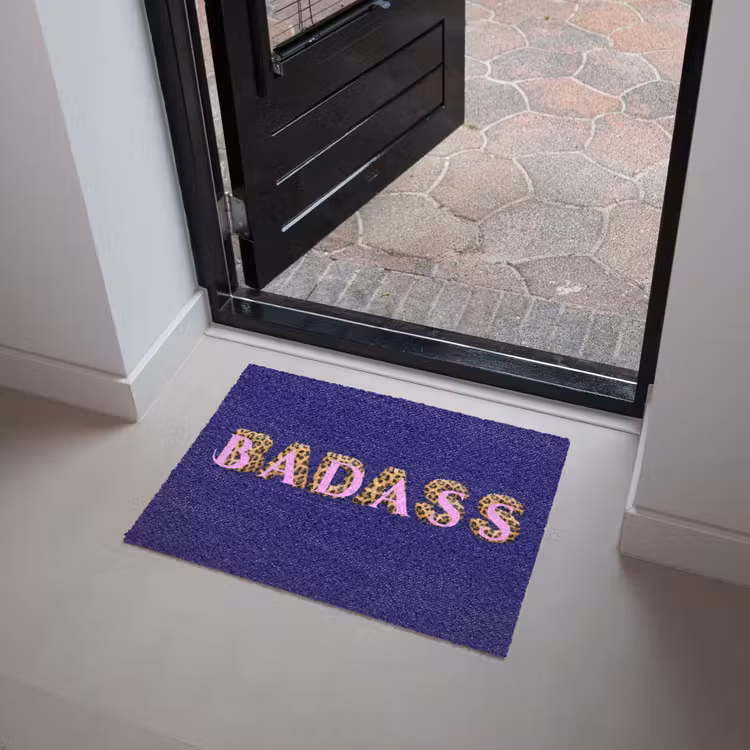 Badass - Panterpint - Schaduw - Roze Deurmat klein -sfeer5