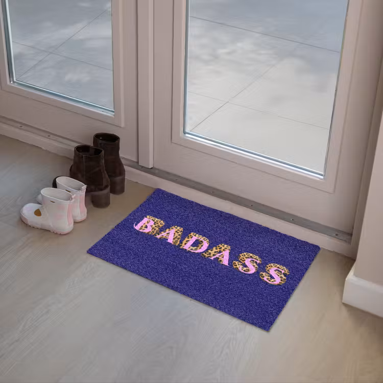 Badass - Panterpint - Schaduw - Roze Deurmat klein -sfeer3