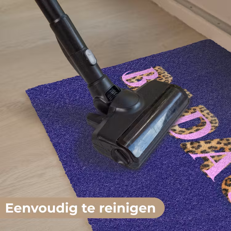 Badass - Panterpint - Schaduw - Roze Deurmat klein -reinigen_NL