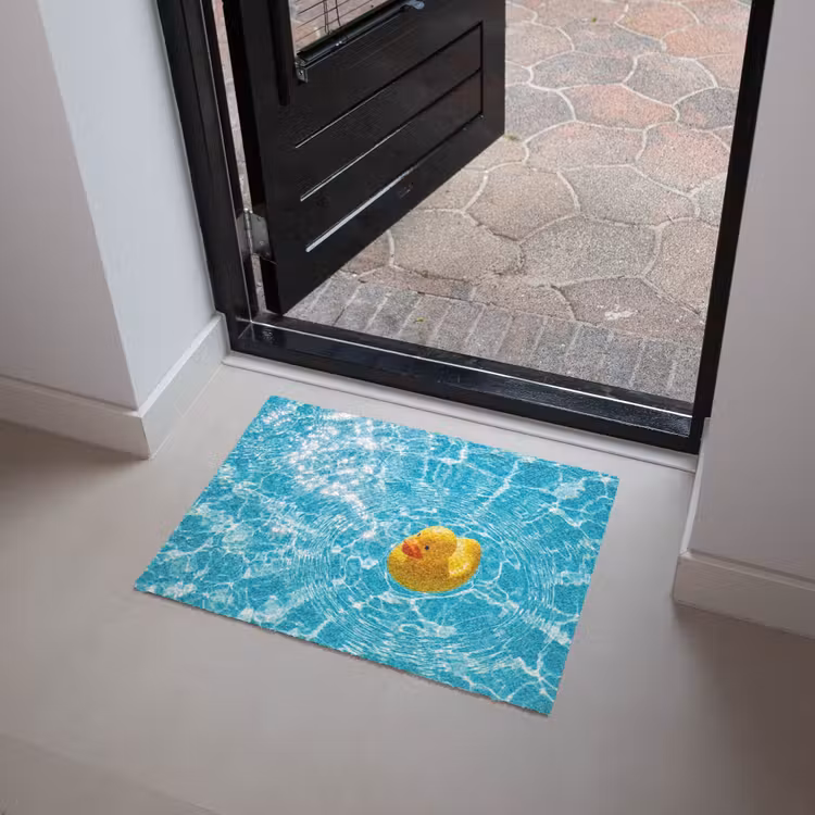 Badeend - Dobberen - Blauw Deurmat klein -sfeer5