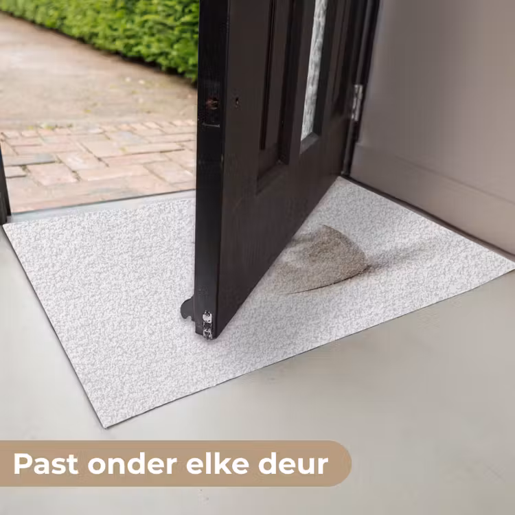 Badeend - Minimalistisch - Wit Deurmat klein -USP_NL
