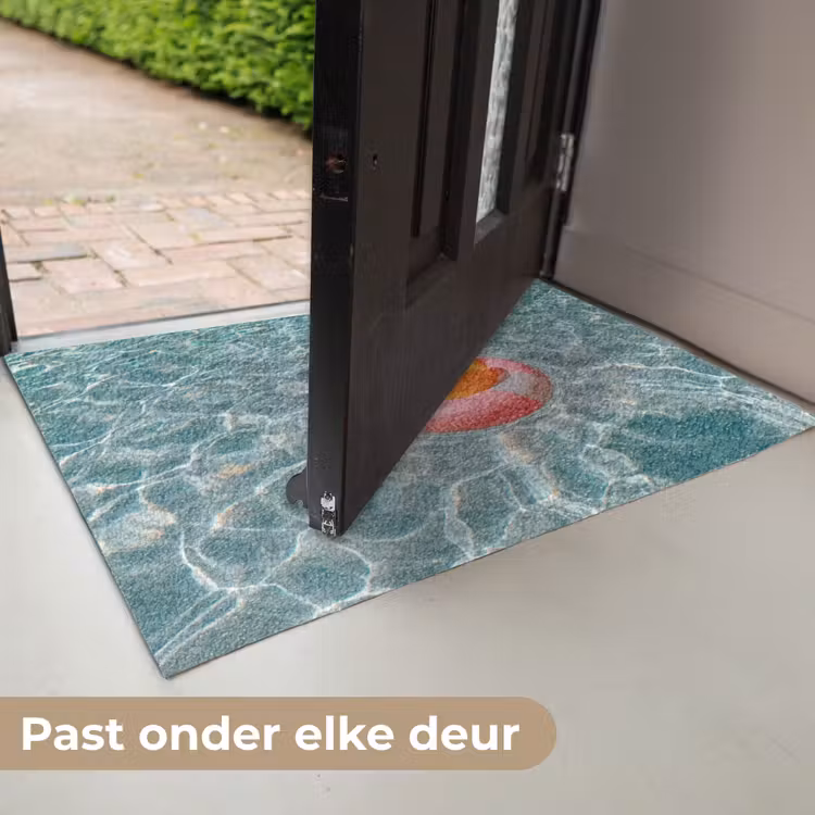 Badeend - Zwemband - Geel Deurmat klein -USP_NL