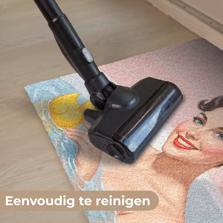 Badkamer - Eend - Blauw Deurmat klein -reinigen_NL