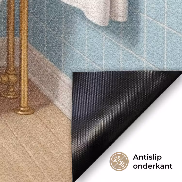 Badkamer - Vrouw - Roze Deurmat klein -antislip_NL