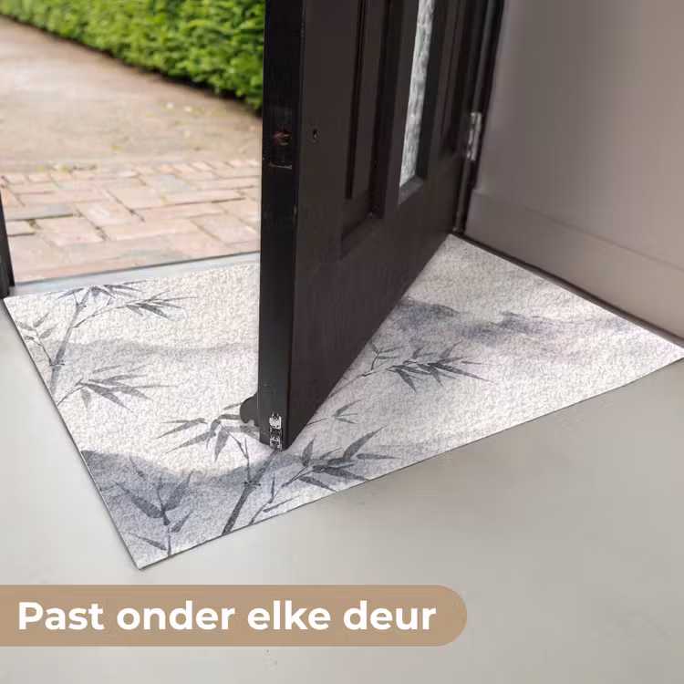 Bamboe - Azië - Grijs Deurmat klein -USP_NL