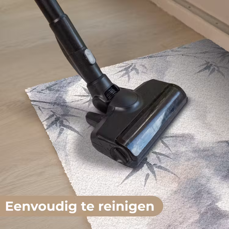 Bamboe - Azië - Grijs Deurmat klein -reinigen_NL