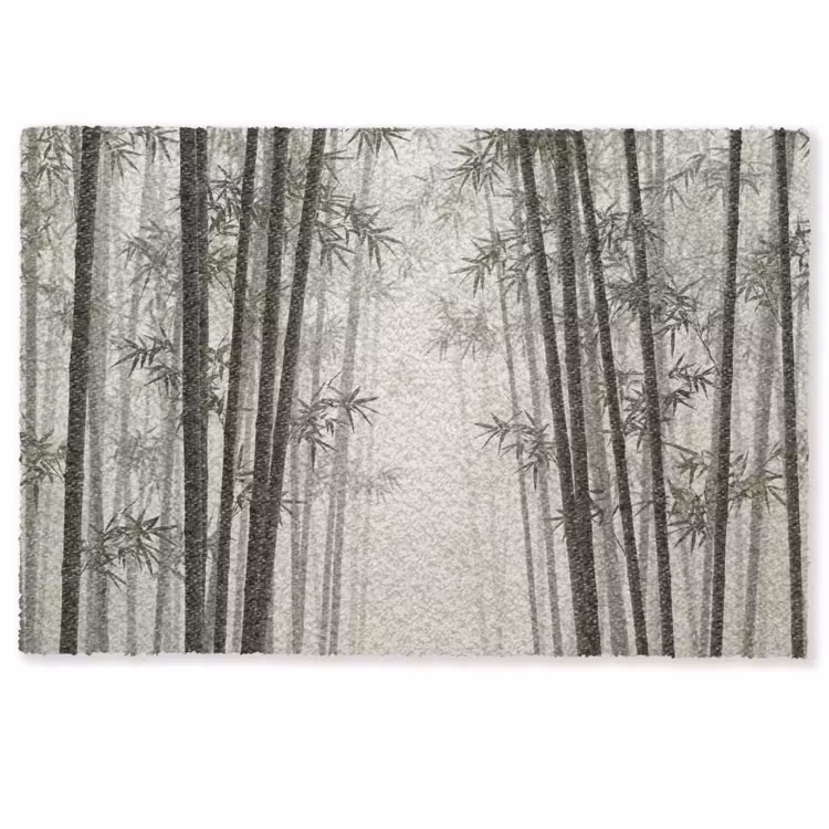 Bamboe - Bos - Mist - Natuur Deurmat klein -zkaufland3d