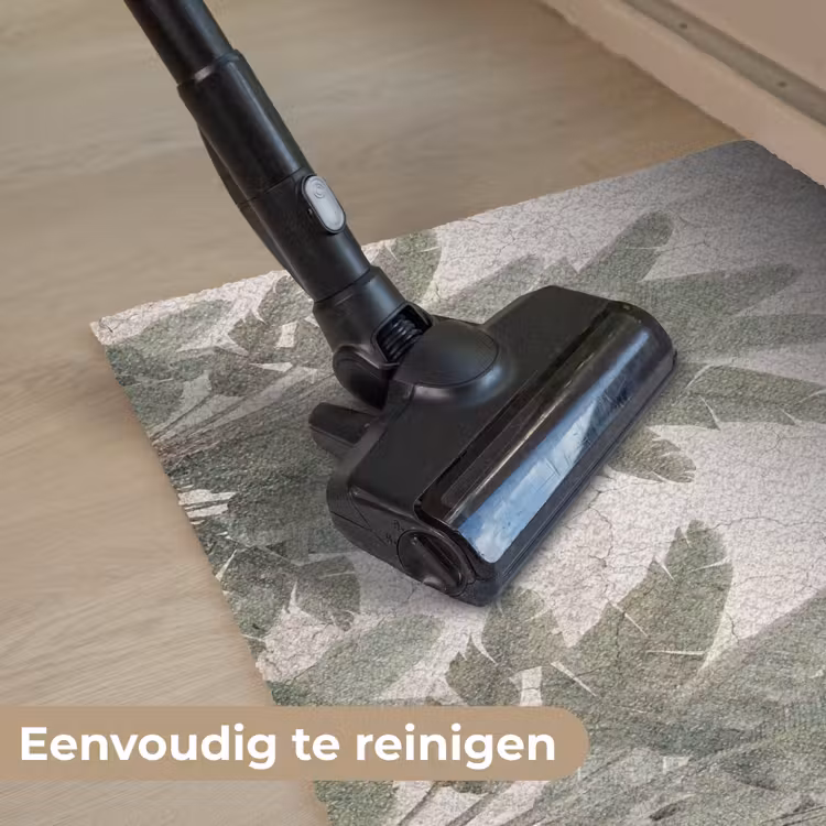 Bananenbladeren - Beton - Groen Deurmat klein -reinigen_NL