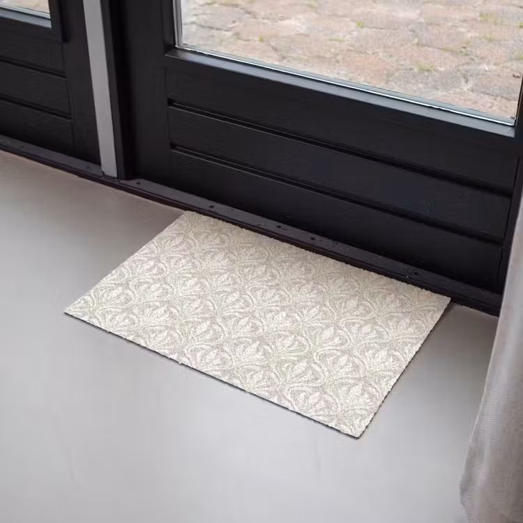 Barok - Patroon - Beige Deurmat klein 898 -sfeer2