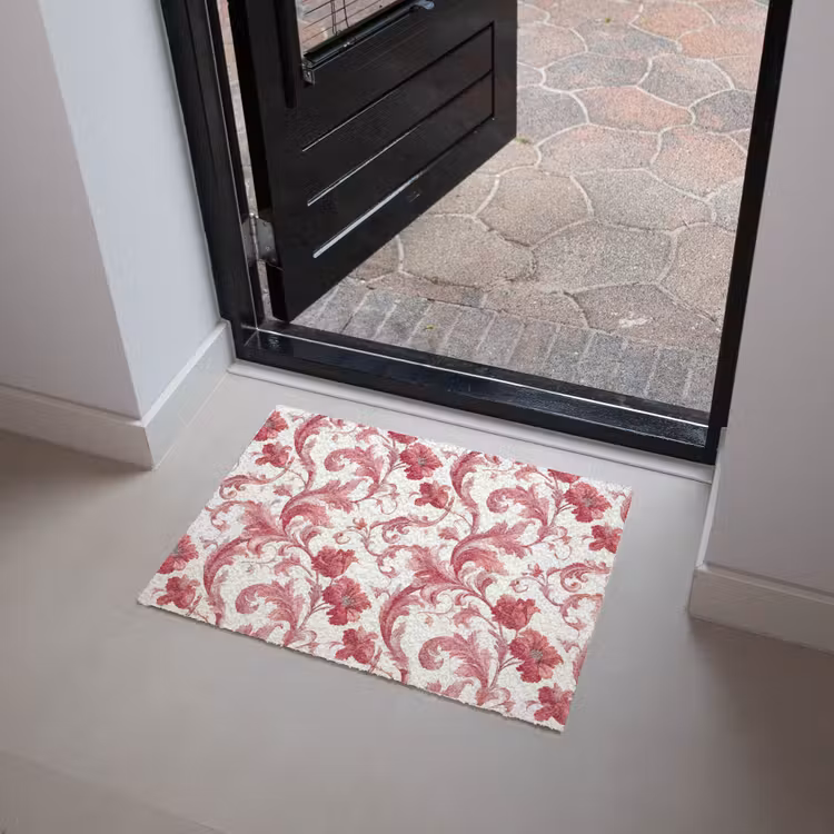 Barok - Patroon - Rood Deurmat klein 898 -sfeer5