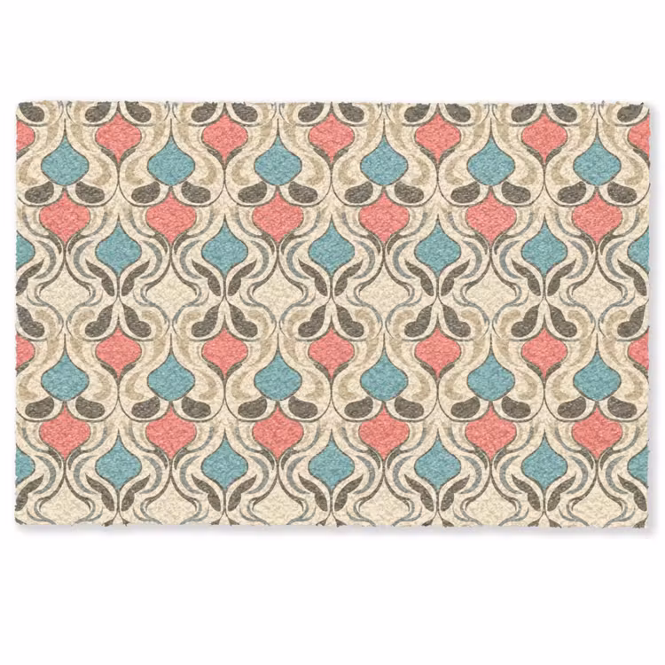 Barok - Retro - Kleurrijk Deurmat klein 898 -zkaufland3d