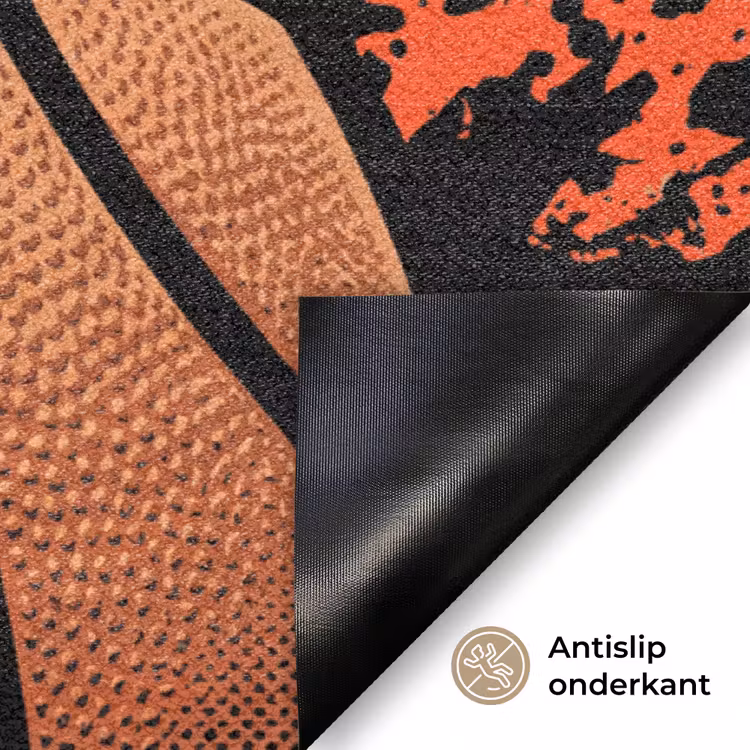 Basketbal - Verf - Sport - Oranje Deurmat klein -antislip_NL