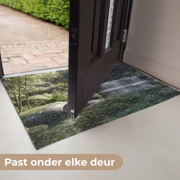 Beek - Waterval - Natuur - Groen Deurmat klein -USP_NL