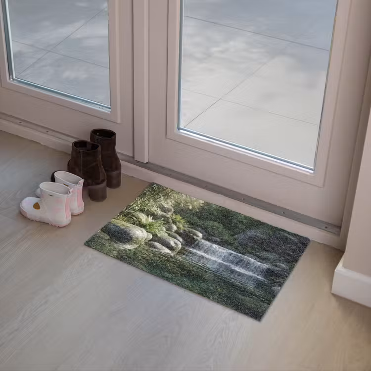 Beek - Waterval - Natuur - Groen Deurmat klein -sfeer3
