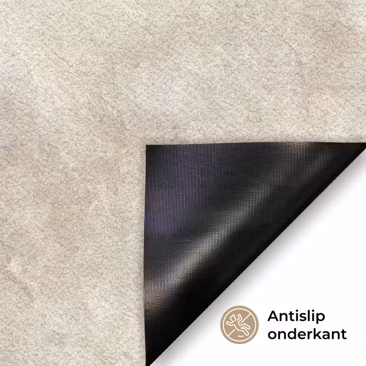 Beige - Reliëfstructuur - Natuursteen Deurmat klein 898 -antislip_NL