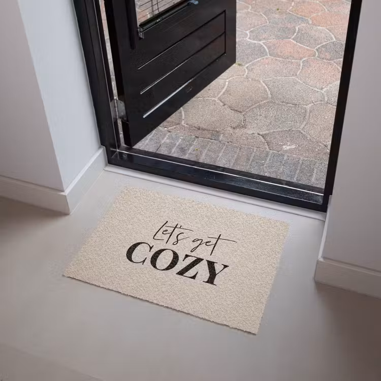Beige - Winter - Quote - Cozy Deurmat klein -sfeer5