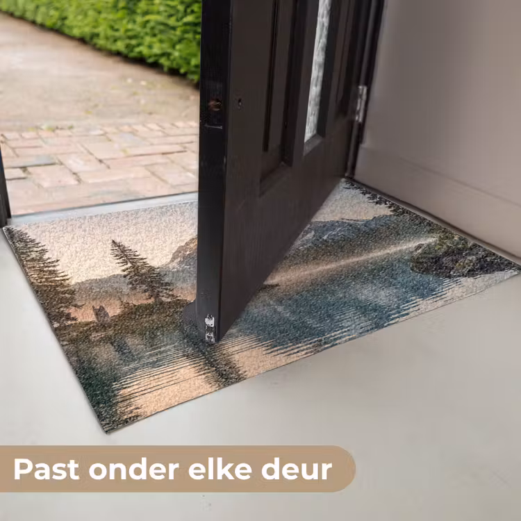 Bergen - Water - Bomen Deurmat klein -USP_NL