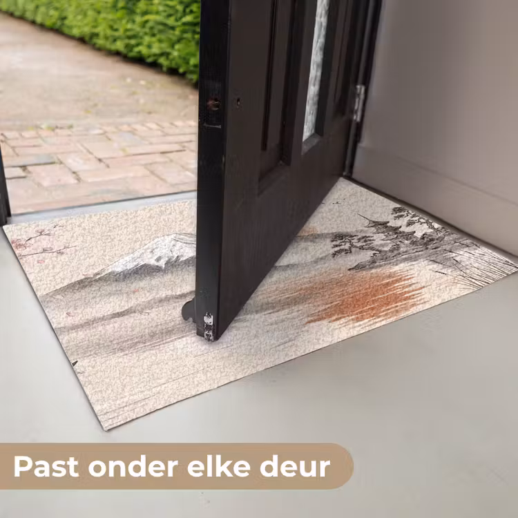 Bergtop - Meer - Bloesem Deurmat klein -USP_NL