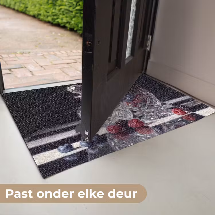Deurmat - Bessen - Kristal - Stilleven - Bessen - Kristal - Stilleven Deurmat klein