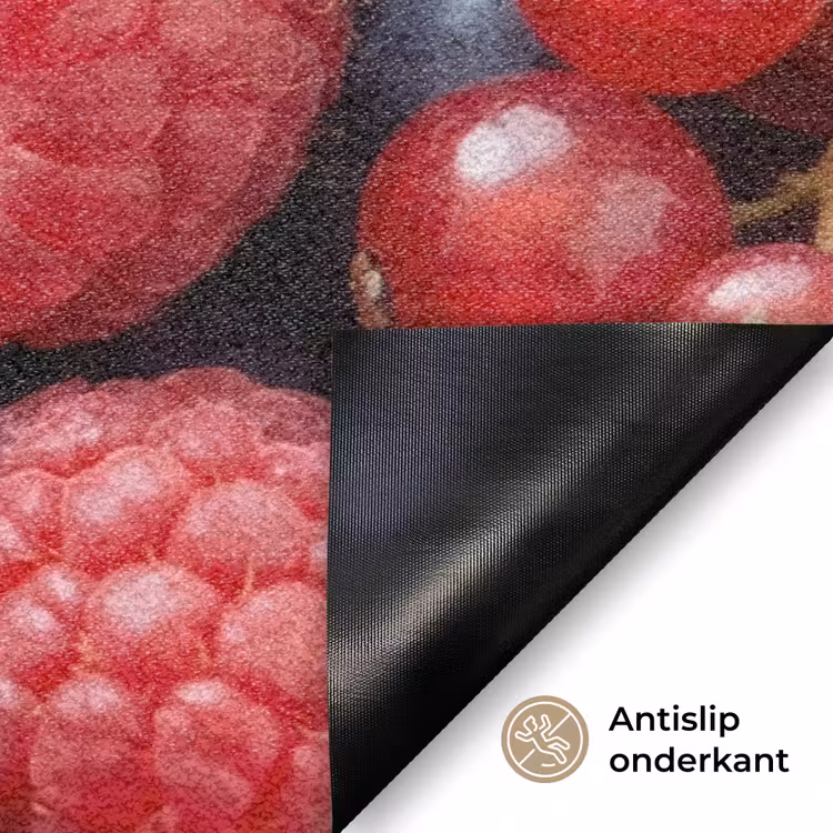 Bessen - Mix - Vers - Eten - Kleurrijk Deurmat klein -antislip_NL
