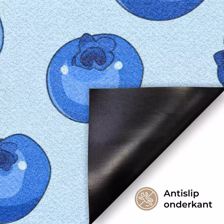 Bessen - Modern - Blauw Deurmat klein 898 -antislip_NL