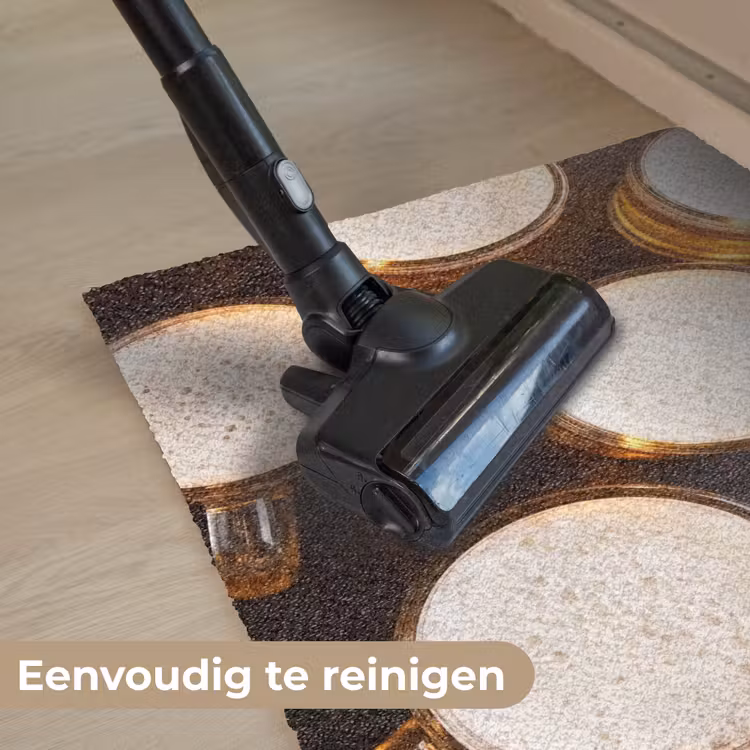 Bier - Glazen - Schuim - Hout - Drank Deurmat klein -reinigen_NL