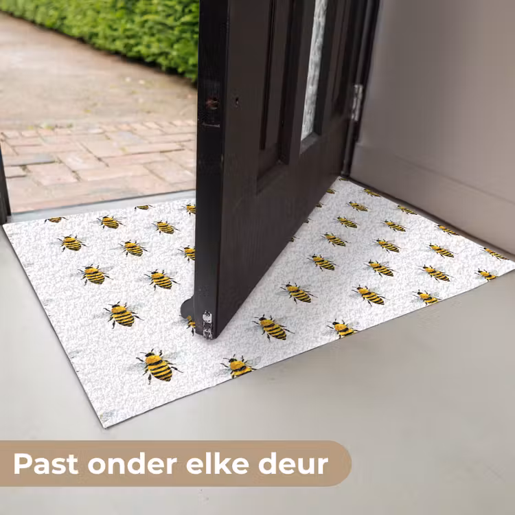 Bijen - Tijdloos - Wit Deurmat klein 898 -USP_NL