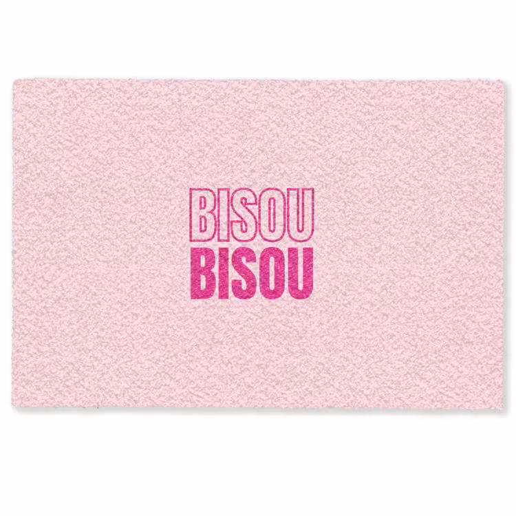 Bisou - Roze - Minimalistisch Deurmat klein -zkaufland3d