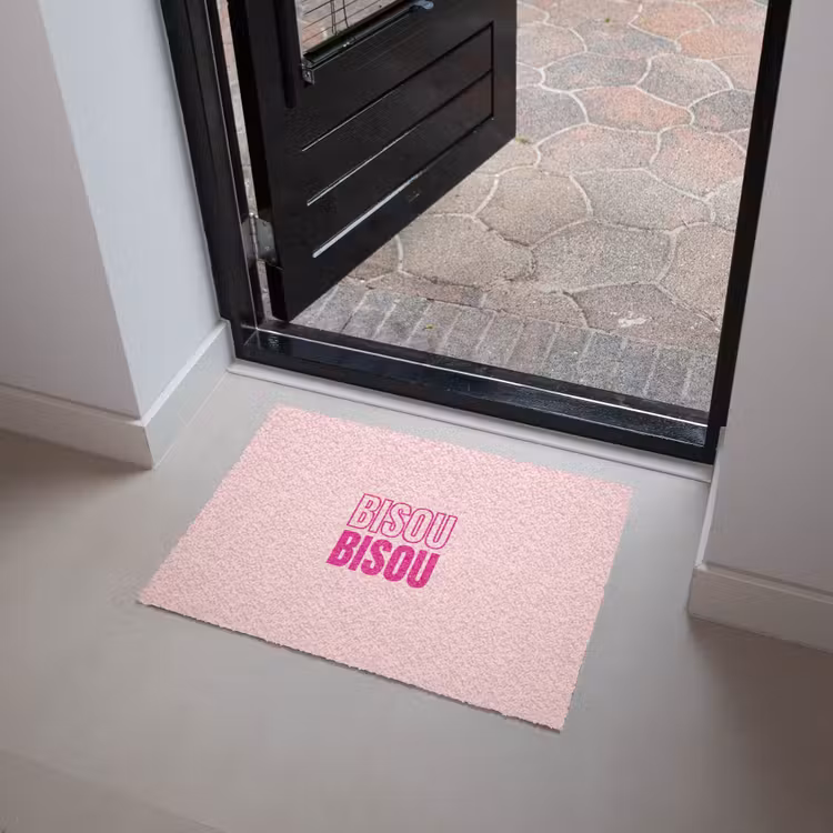 Bisou - Roze - Minimalistisch Deurmat klein -sfeer5