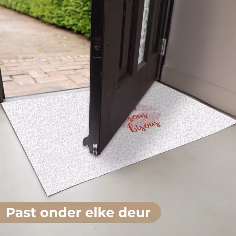 Bisous - Lip - Wit - Rood Deurmat klein -USP_NL