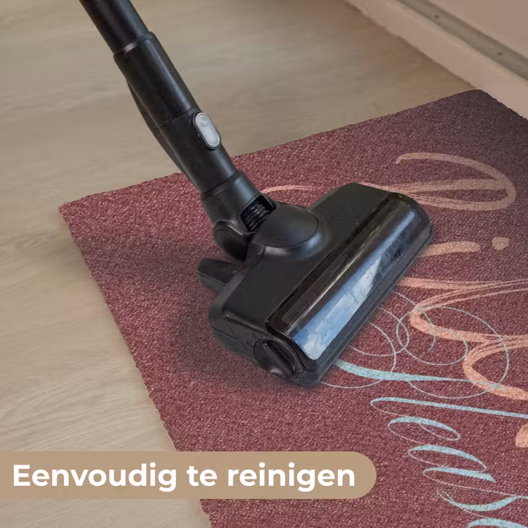 Bitch please - Rood - Blauw Deurmat klein -reinigen_NL