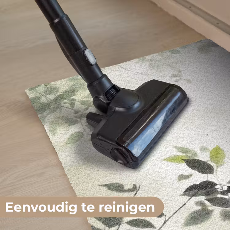Blad - Schaduw - Natuur - Abstract - Groen Deurmat klein -reinigen_NL