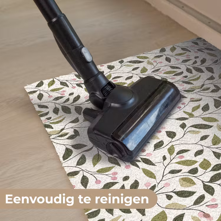 Bladeren - Bessen - Roze Deurmat klein 898 -reinigen_NL