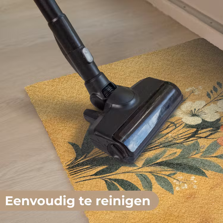 Bladeren - Boeket - Bloemen - Geel Deurmat klein -reinigen_NL