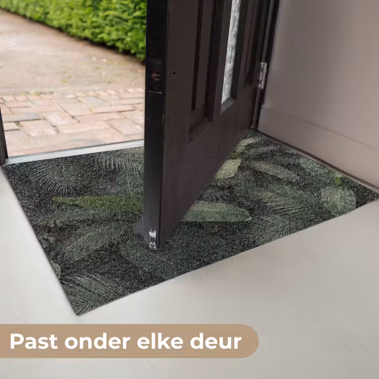 Bladeren - Groen - Tropisch - Natuur Deurmat klein -USP_NL