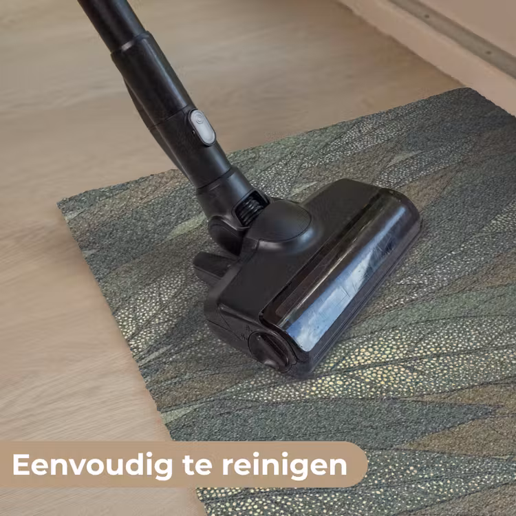 Bladeren - Patroon - Gestippeld - Natuur - Groen Deurmat klein -reinigen_NL