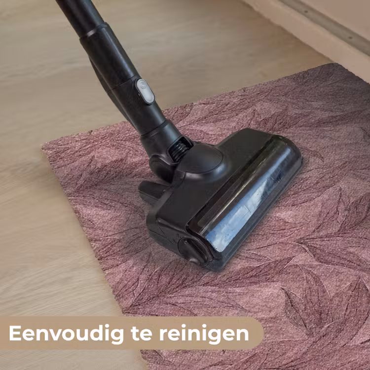 Bladeren - Patroon - Paars Deurmat klein 898 -reinigen_NL