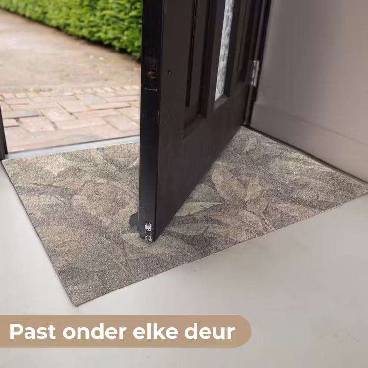 Bladeren - Tropisch - Natuur - Modern - Beige Deurmat klein -USP_NL