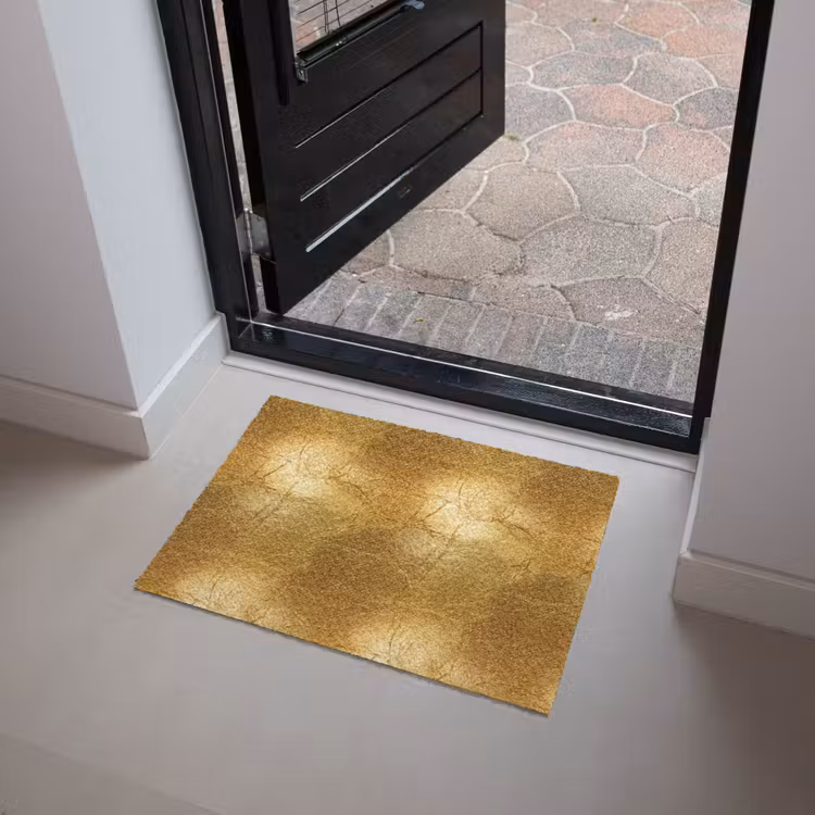 Bladgoud - Vintage - Textuur - Warm Goud Deurmat klein 898 -sfeer5