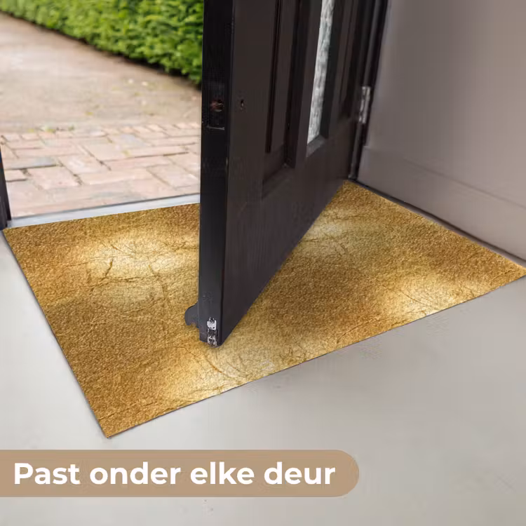 Bladgoud - Vintage - Textuur - Warm Goud Deurmat klein 898 -USP_NL