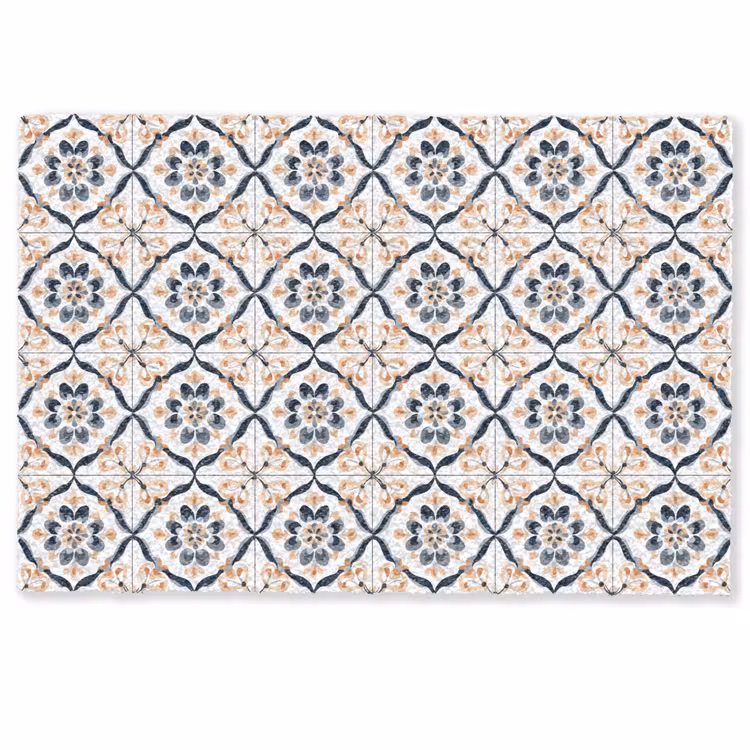 Bladvorm - Patroon - Kleurrijk Deurmat klein 898 -zkaufland3d