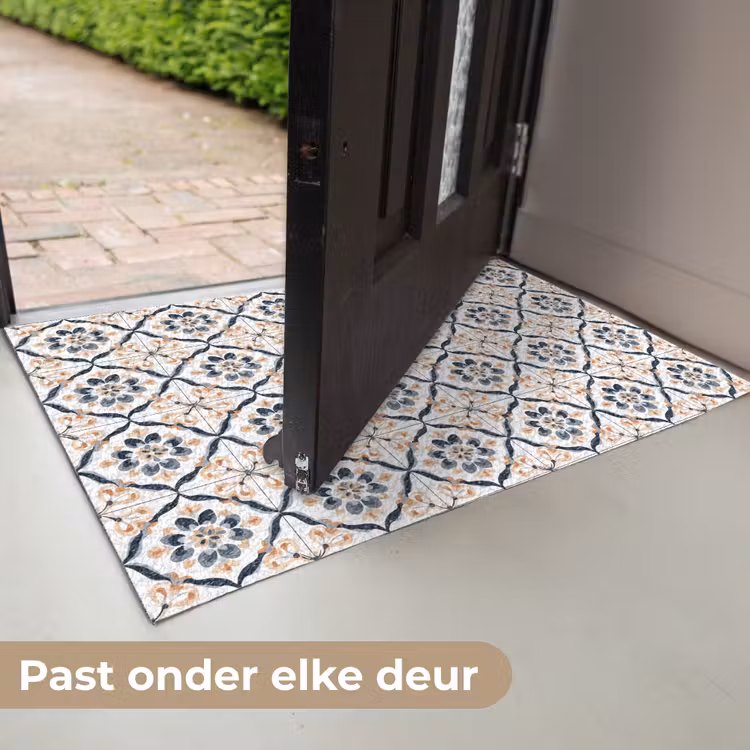 Bladvorm - Patroon - Kleurrijk Deurmat klein 898 -USP_NL