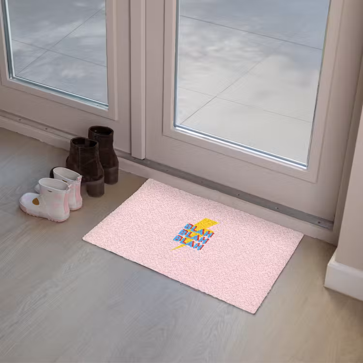 Blah - Bliksem - Roze Deurmat klein -sfeer3