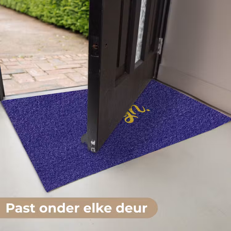 Blauw - Geel - Fijn Deurmat klein -USP_NL