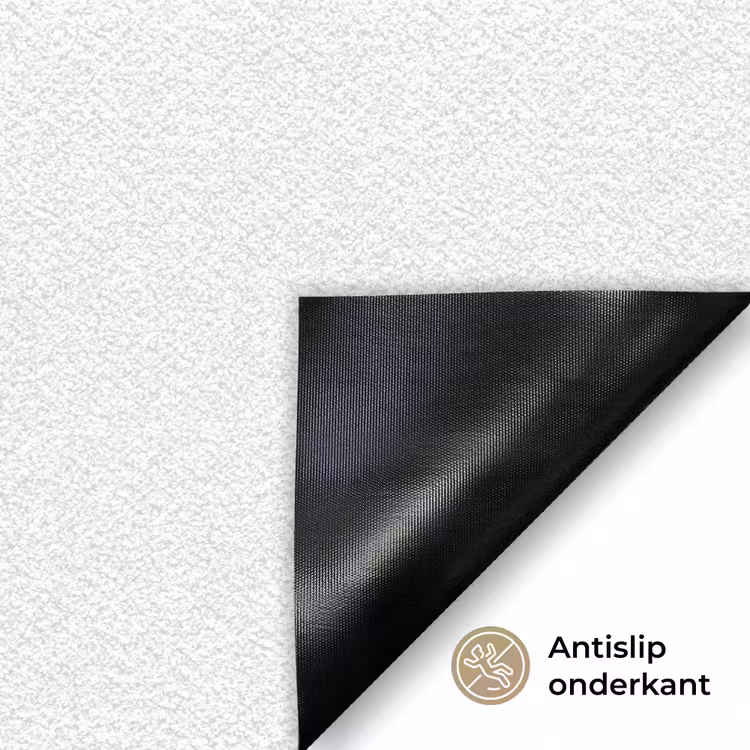 Blauw - Quote - Wit Deurmat klein -antislip_NL