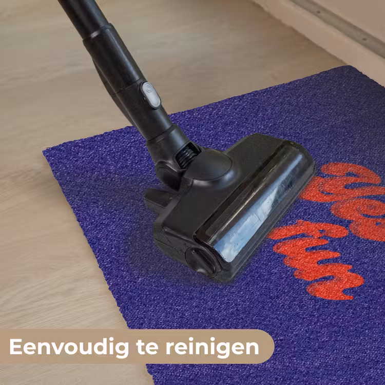 Blauw - Rood - Yes fun - 3D Deurmat klein -reinigen_NL
