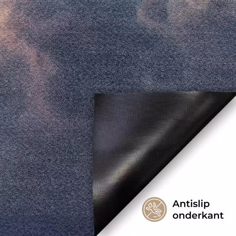 Bliksem - Storm - Natuur - Donker Deurmat klein -antislip_NL