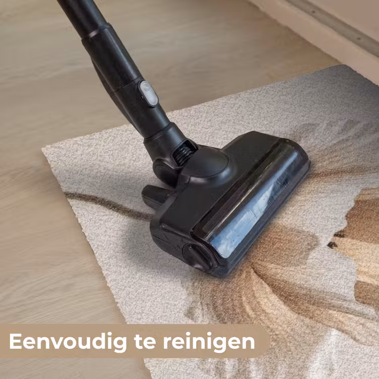 Bloem - Beige - Crème Deurmat klein -reinigen_NL