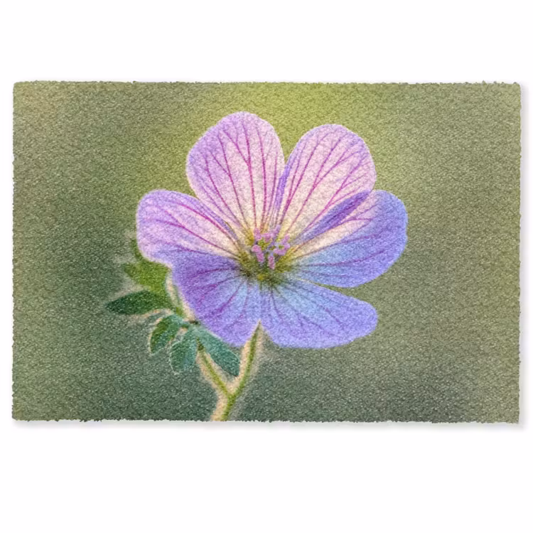 Bloem - Close up - Paars Deurmat klein -zkaufland3d