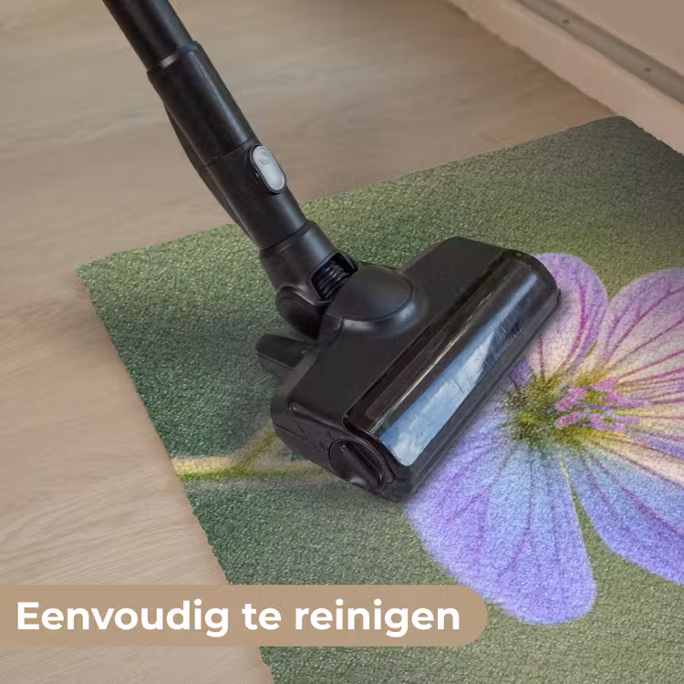 Bloem - Close up - Paars Deurmat klein -reinigen_NL